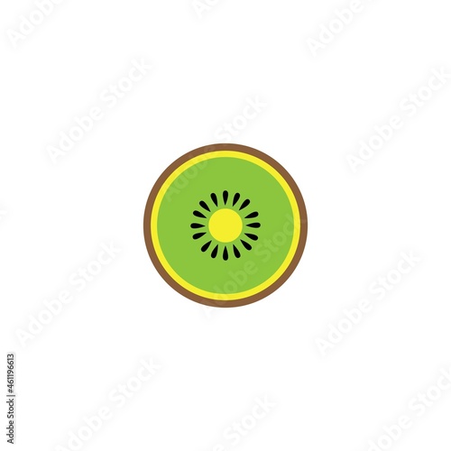 kiwi fruit logo vector