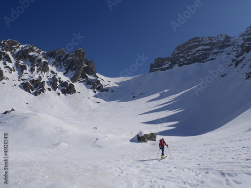 Ski touring in Beaufortain © Alexis