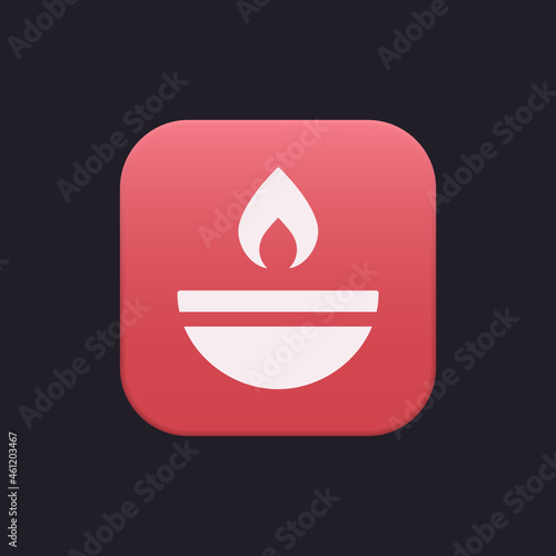 Oil Flame - Sticker