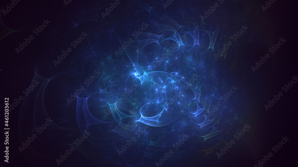 3D rendering abstract multicolor fractal light background 3D rendering abstract multicolor fractal light background