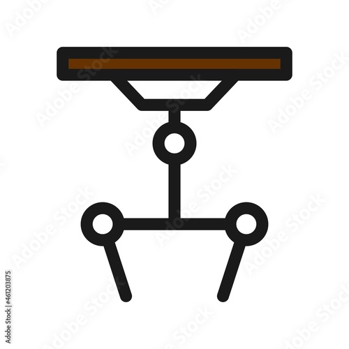 Robotic Line Filled Vector Icon Design