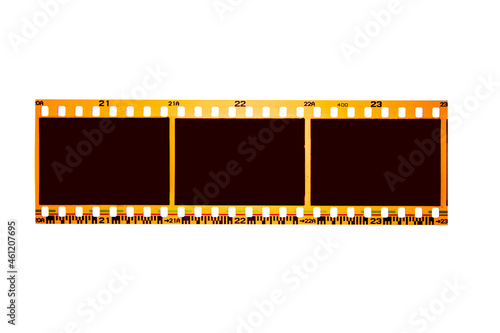 (35 mm.) film collections frame.With white space.film camera. 