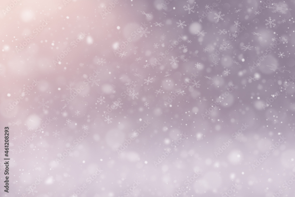 pink christmas background with snowflakes pink christmas background with snowflakes