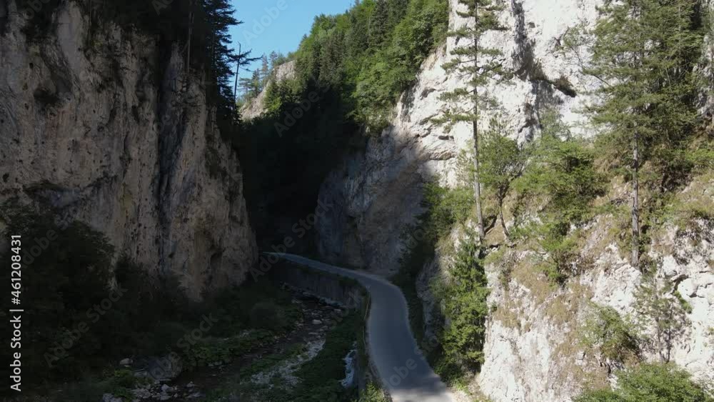 Aerial view of Trigrad Gorge, Smolyan Region, Bulgaria Aerial view of Trigrad Gorge, Smolyan Region, Bulgaria