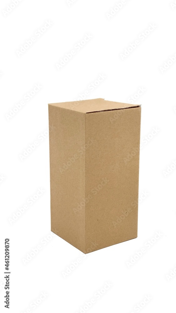 paper box on isolated white background paper box on isolated white background