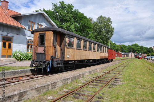 Old train cars