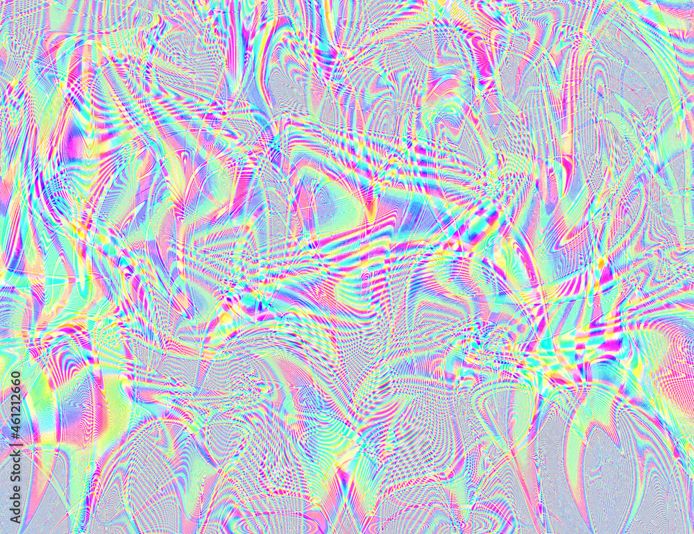 Hippie Trippy Psychedelic Rainbow Background LSD Colorful Wallpaper. Abstract Hypnotic Illusion. Hippie Retro Texture Glitch and Disco Hippie Trippy Psychedelic Rainbow Background LSD Colorful Wallpaper. Abstract Hypnotic Illusion. Hippie Retro Texture Glitch and Disco