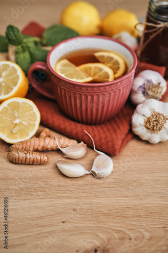 Winter tea with natural immune ingredients