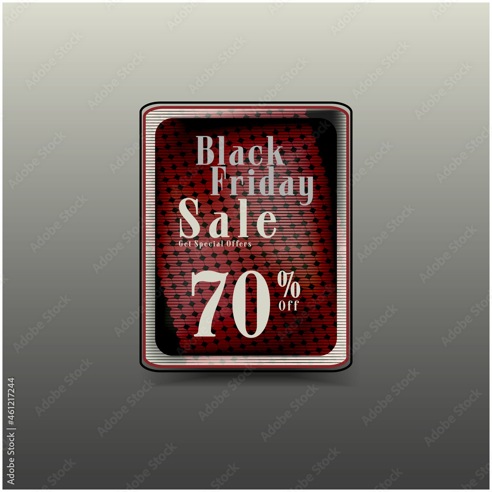 Vector illustration black friday poster and banner design Vector illustration black friday poster and banner design