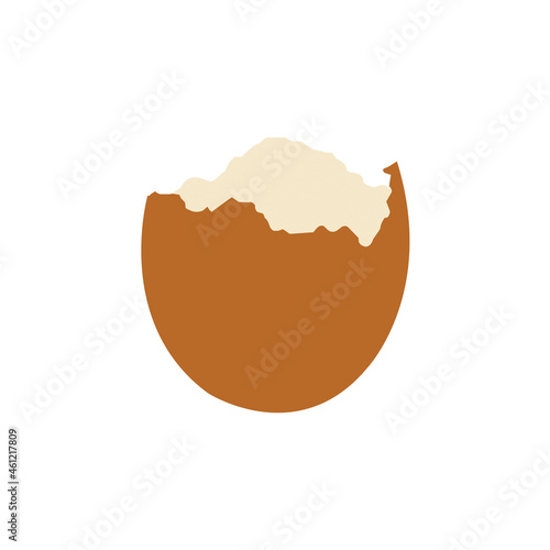 Egg on a white background - Vector