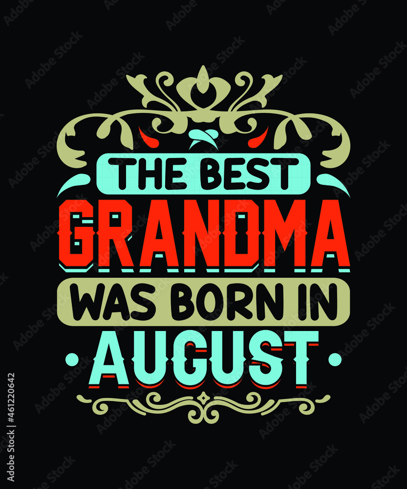 Obraz premium Grandma T Shirt Design.