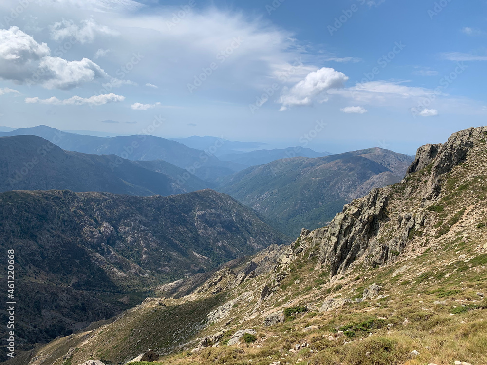 Paysage montagneux GR20 Corse