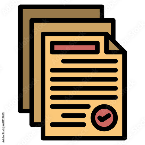 documentation line icon