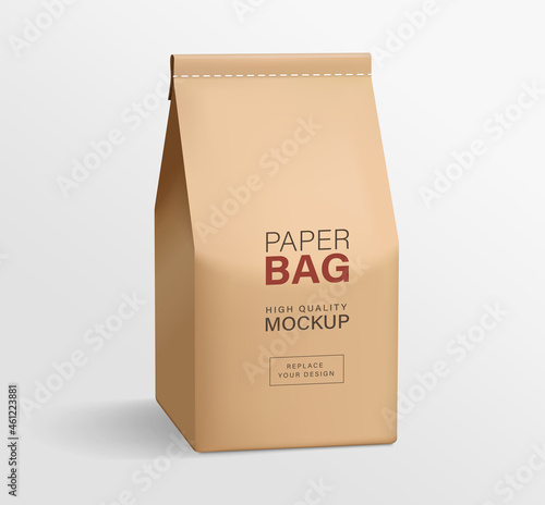 Paper bag packaging mockups