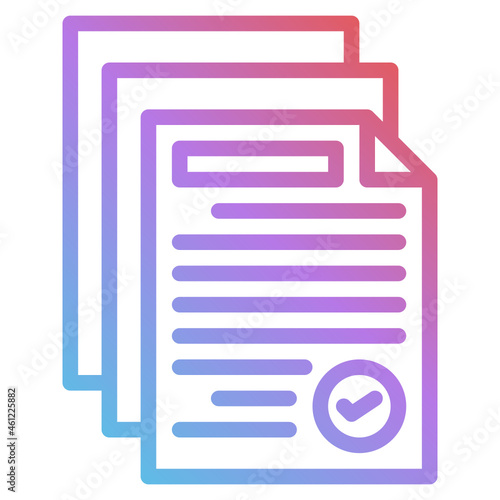 documentation gradient icon