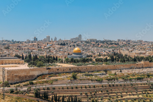 View of old Jerusalem, Israel.