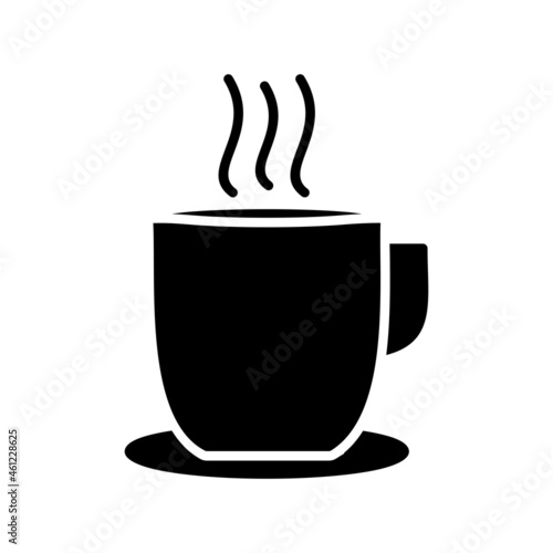 Tea Glyph Vector Icon Design