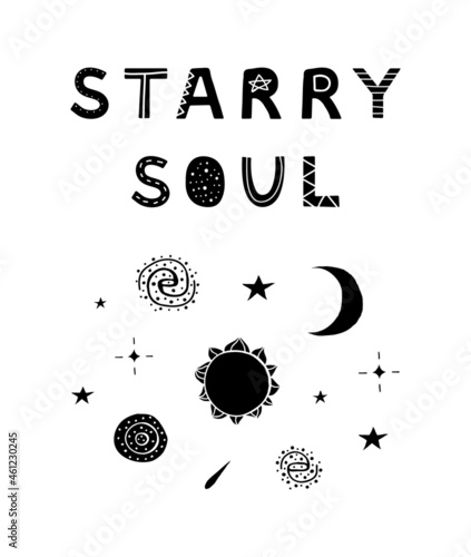 Starry soul poster.