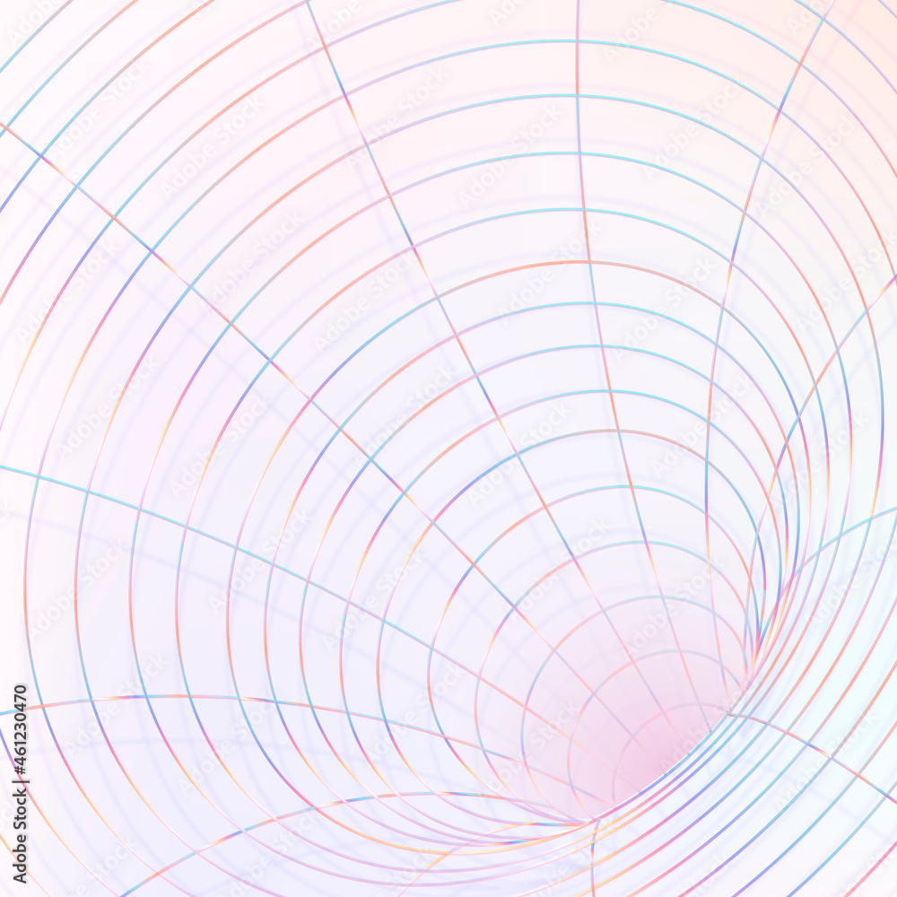 3D vector mystery vortex pastel pink 3D vector mystery vortex pastel pink