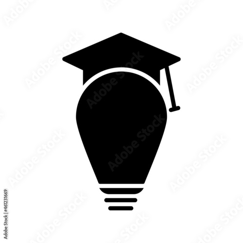 Wisdom Glyph Vector Icon Design