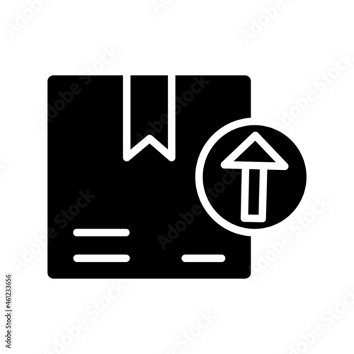 Up load Glyph Vector Icon Design