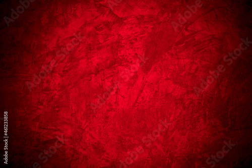 Old wall texture cement black red background abstract dark color design are light with white gradient background.