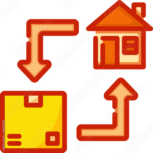 delivery Two Tone icon