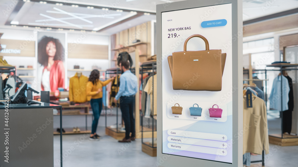 can lcd displays be put on clothing in stock