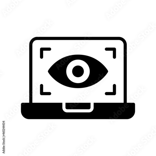 spy Glyph Vector Icon Design