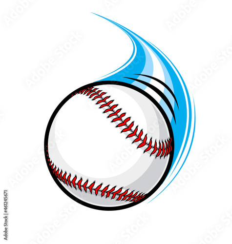 fast paced flying baseball