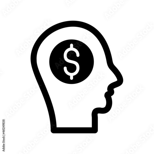 Coin Glyph Vector Icon Design