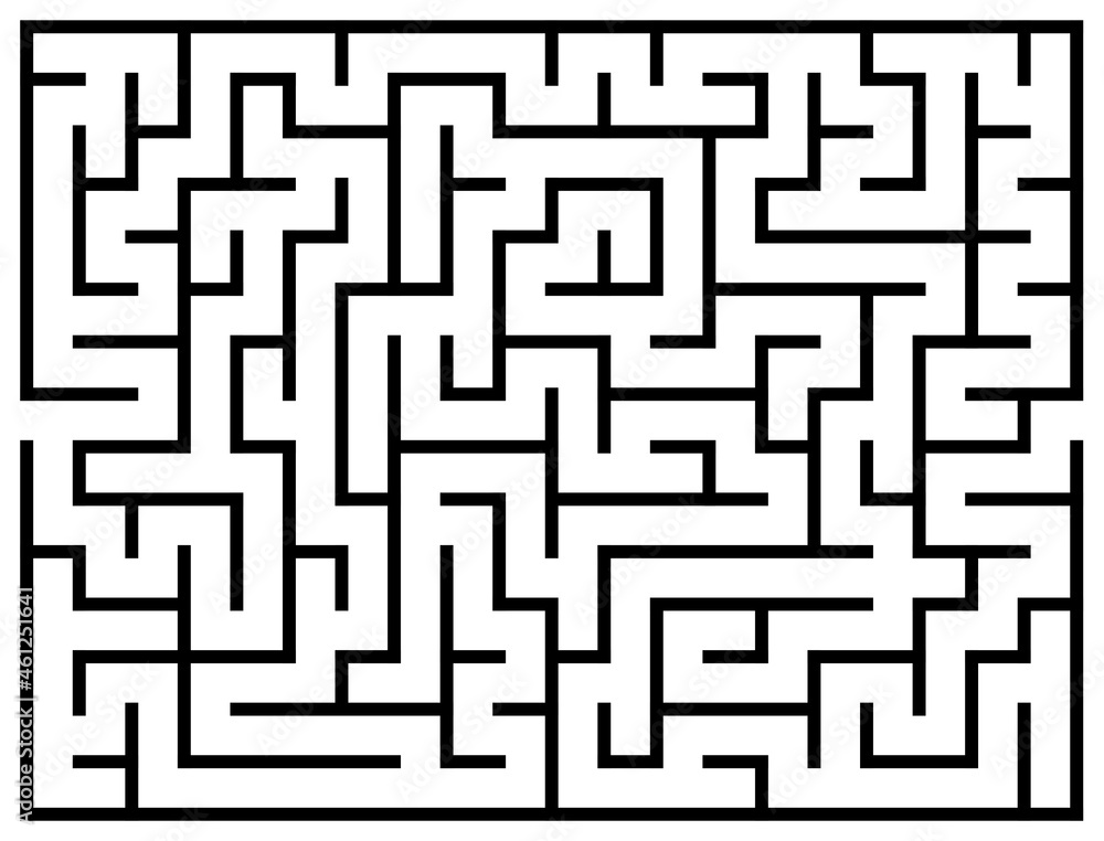 Rechteck Rätsel Labyrinth als Spiel Rechteck Rätsel Labyrinth als Spiel