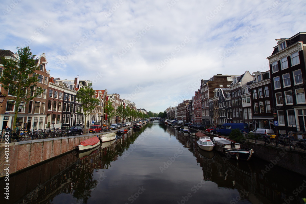 オランダ・アムステルダムの運河