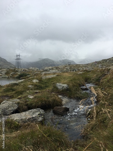 Wallpaper Mural landscape with fog Torontodigital.ca