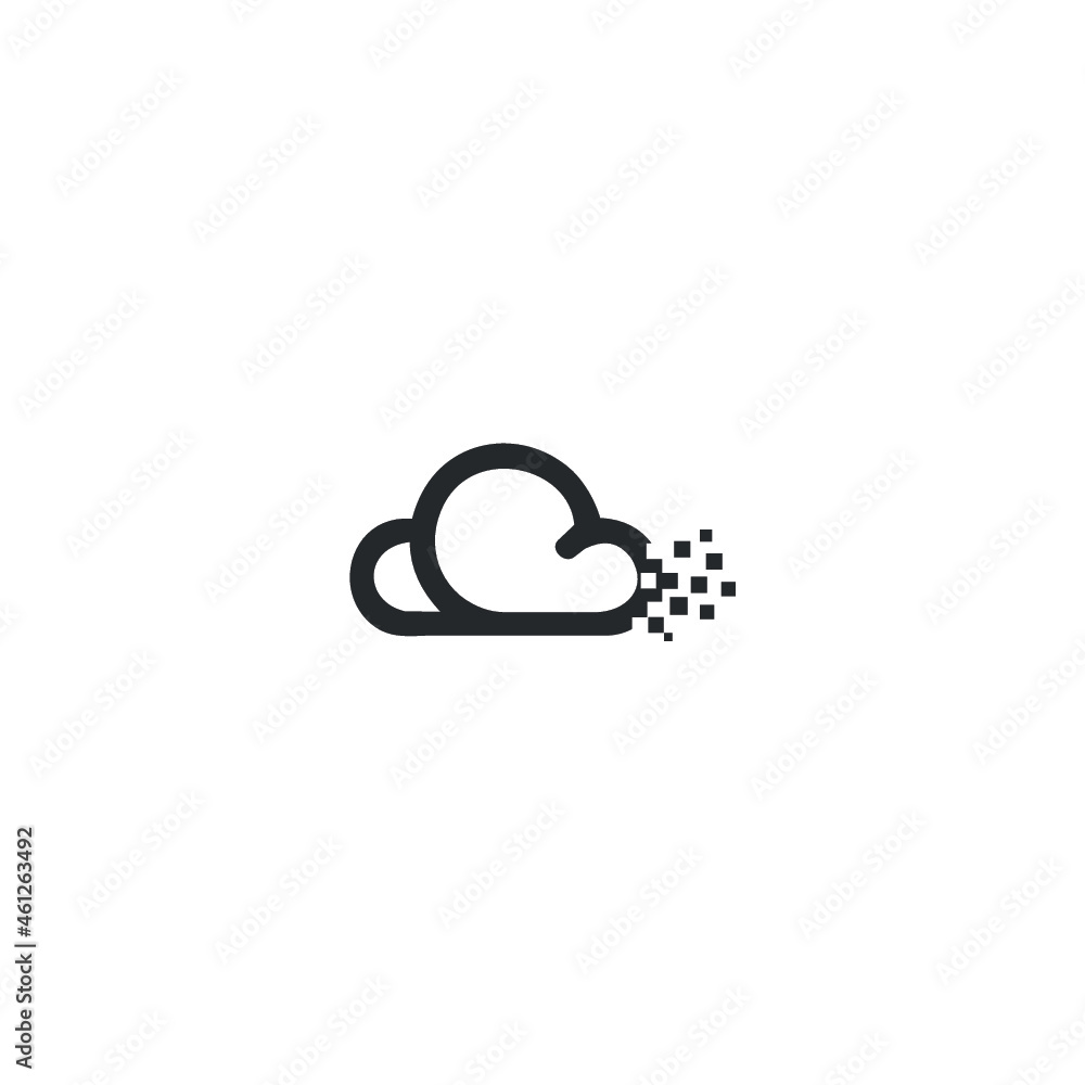 Cloud technology logo design