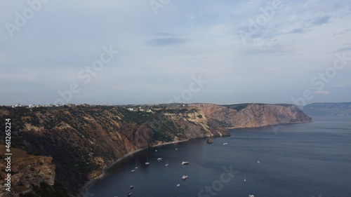 View from Cape Fiolent near the city of Sevastopol in Crimea