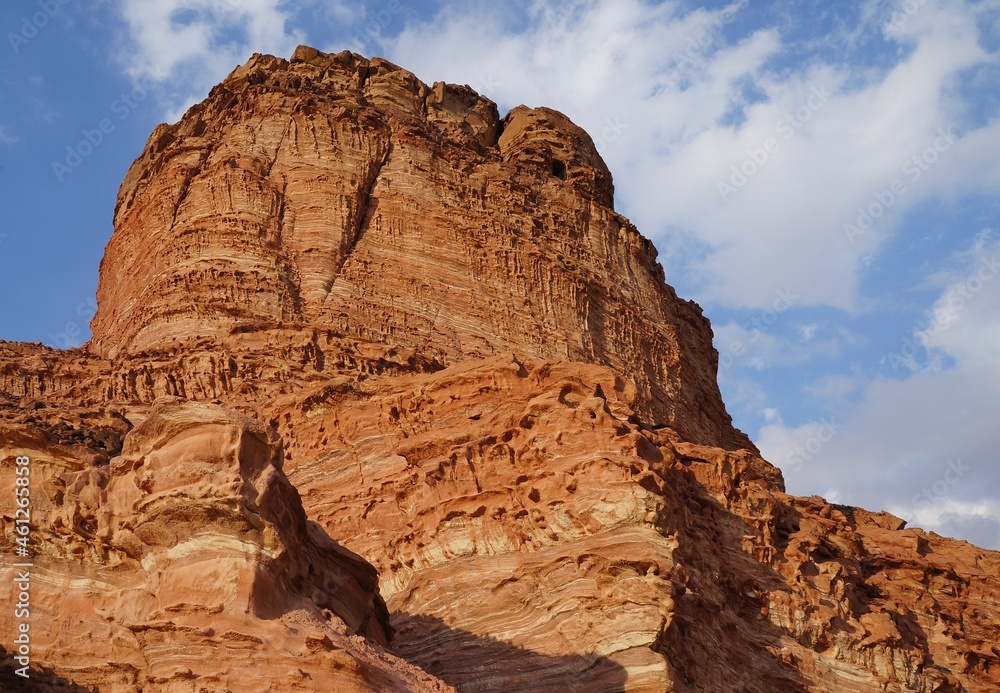 Beautiful colours of mountains near Israel Route in South