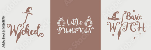 Halloween quote and element design asset for craft, printable, sublimation, card for Cutting Machines, Halloween design for shirt, mug, Tumbler, Bag, Suitable for women, Vector for Trendy women shirts