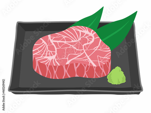 焼き肉のシャトーブリアンのイラスト