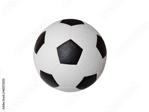 Soccer ball on a white background for a sports team