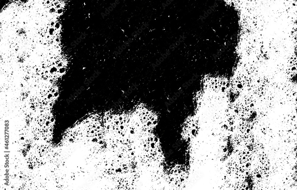 Fototapeta premium Grunge Black And White Urban. Dark Messy Dust Overlay Distress Background. Easy To Create Abstract Dotted, Scratched, Vintage Effect With Noise And Grain