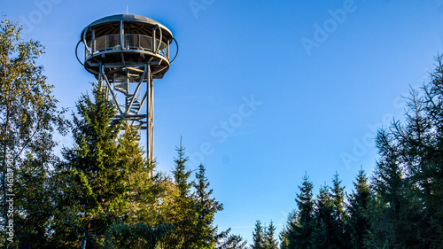 observation tower on the Jagodna Mountain / Poland photo