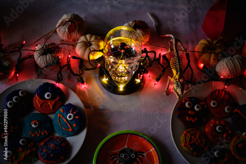 Halloween table decoration
