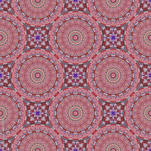 Seamless kaleidoscope or endless pattern for ceramic tile, wallpaper, linoleum, textile, web page background used