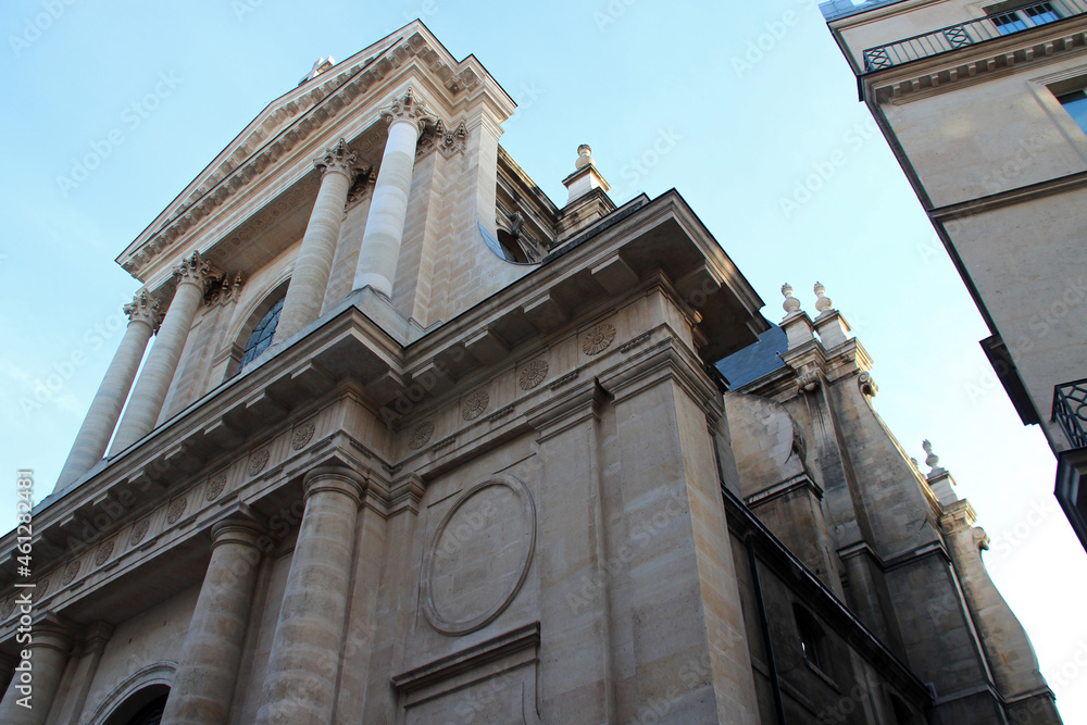 protestant church (the oratory of the louvre) in paris (france) protestant church (the oratory of the louvre) in paris (france)