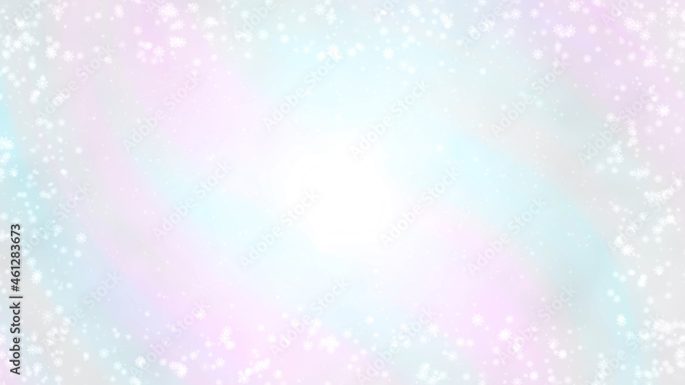 Christmas snowflakes holiday  gradient  background.