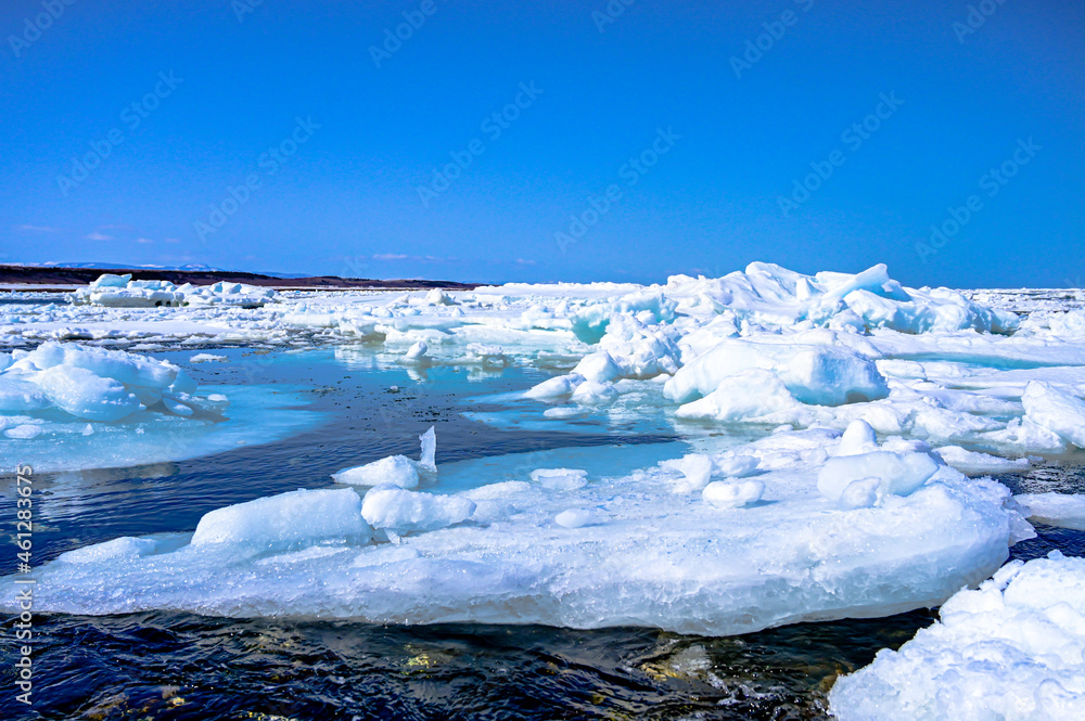 Obraz premium 流氷