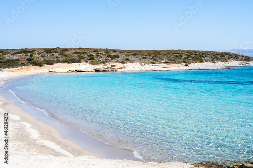 Fototapeta Naklejka Na Ścianę i Meble -  Paralia Sostis beach on Antiparos Island. Cyclades of Greece.