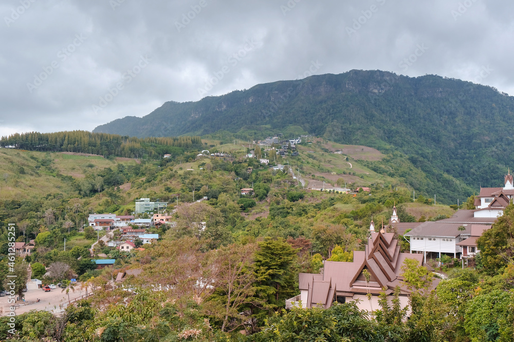 Villages of Thailand that live in the mountains.