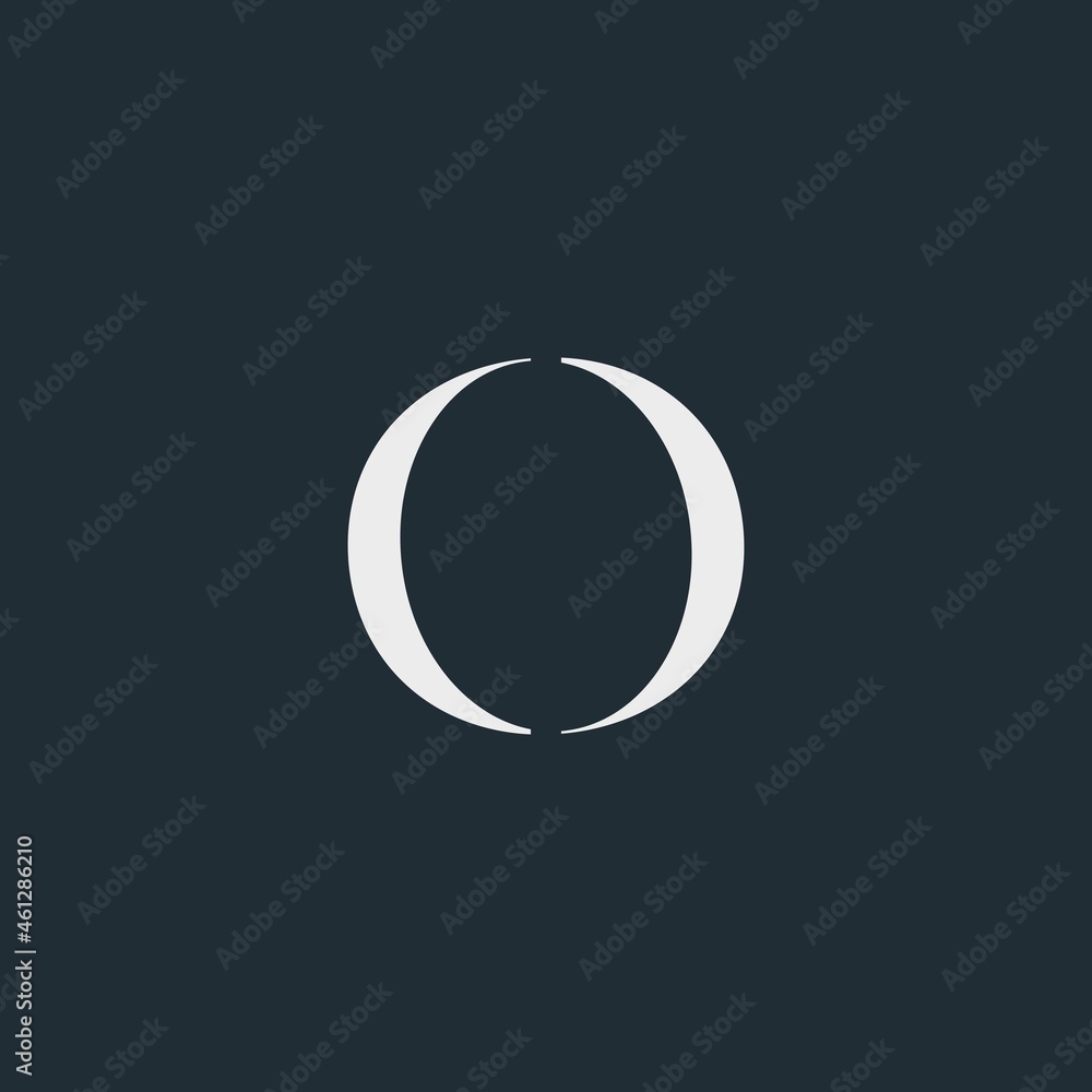 Modern creative monogram initials O Logo Design Modern creative monogram initials O Logo Design